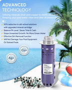 Replacement for Nature2 Duoclear 45 Mineral Cartridge W28002 for All DuoClear Fusion Soft Vision Pro Above Ground Inground System Pool System, Compatible with up to 45000 gallons Pool, W26002