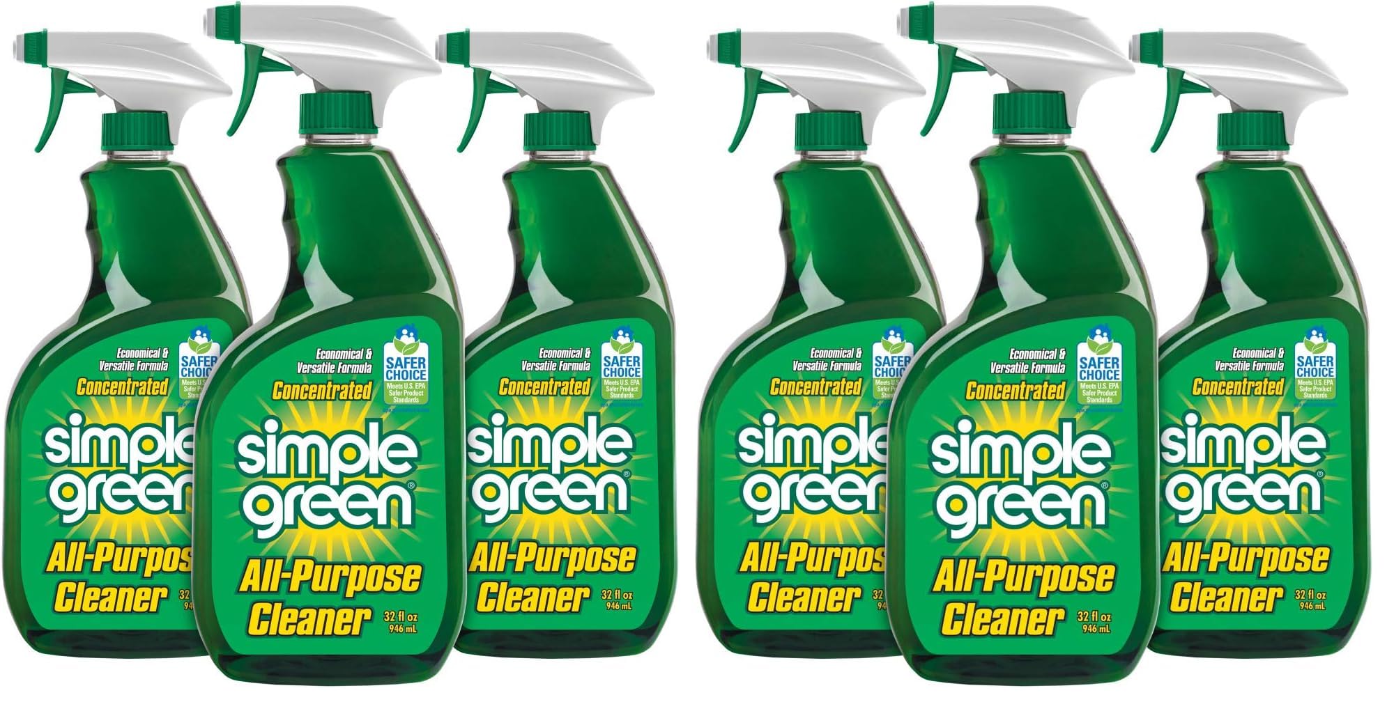 Simple Green AllPurpose Cleaner,32 Fl Oz,Original,(Pack of 6)