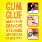 Goo Gone Spray Adhesive Remover Gel, 6 Pack, Removes Glue, Stickers, Tape Residue, Grease, Gum & Wax, Adhesive Spray with Citrus Cleaning Power for Hard Surfaces, Carpets & Fabrics