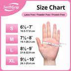 SwiftGrip Nitrile Exam Gloves, 4 Mil, Large, Cherry Blossom, Food Safe Gloves Disposable Latex Free, Powder Free for Cleaning Supplies, Esthetician, Hair Dye, Tattoo Supplies (Box of 1000)