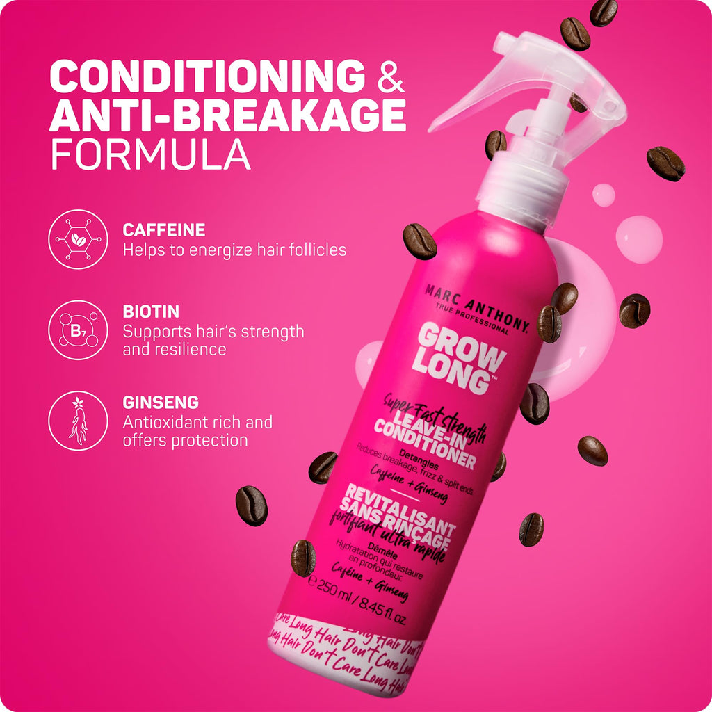 Marc Anthony Grow Long, Detangling Leave-In Hair Conditioner Spray 2 Pack