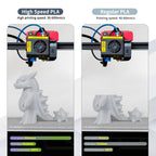 iSANMATE Rapid PLA Filament 1.75mm, Grey 3D Printer Filament, Fast Printing Speed PLA, Dimensional Accuracy ±0.02mm, 1kg/Spool