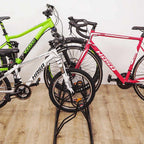 CyclingDeal Bicycle Floor Parking Rack Stand - for Mountain MTB Road Bike - Indoor Home Garage Storage - Classic 5 Bikes