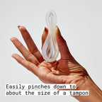 Flex Reusable Disc | Reusable Menstrual Disc | Tampon, Pad, and Cup Alternative | Capacity of 6 Super Tampons | Lasts for Years | Includes Carrying Pouch & 2 Free Disposable Discs