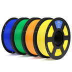 ELEGOO PETG 3D Printer Filament 1.75mm Bundle 4KG Yellow/Orange/Green/Blue