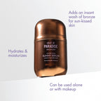 Isle of Paradise Sunny Serum Champagne - Bronzing Serum with Squalane, Niacinamide, and Jojoba Oil - 4-in-1 Instant Self Tan Primer, Base, Highlighter, and Body Bronzer - 1.01 fl. oz