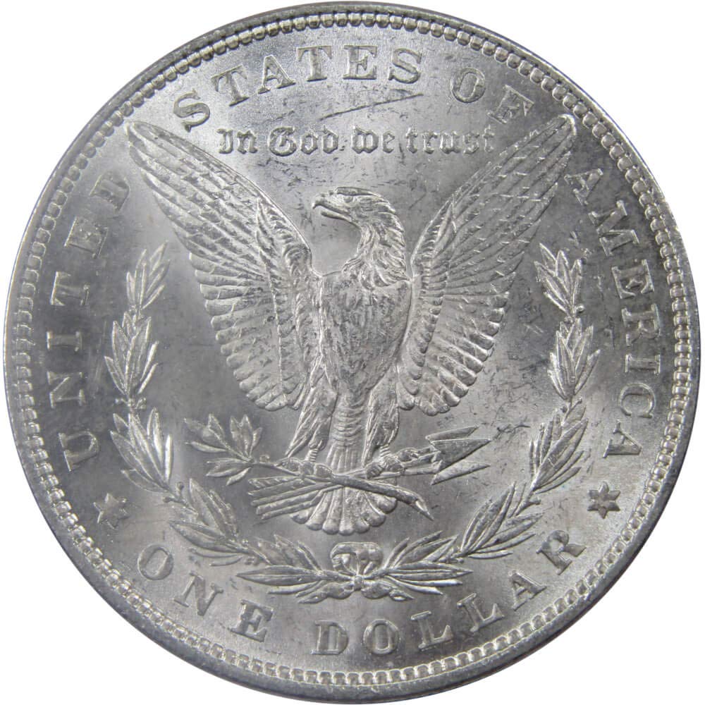 1882 Morgan Dollar Choice About Uncirculated 90% Silver $1 US Coin Collectible