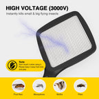 mafiti 2 in 1 Electric Fly Swatter Rechargeable with Flashlight Mosquito Zapper Bug Zapper Racket Fly Killer Indoor Outdoor