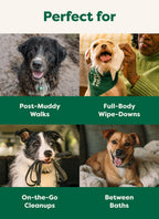 Earth Rated Dog Wipes for Paws & Butt, Deodorizing, Unscented, 400ct