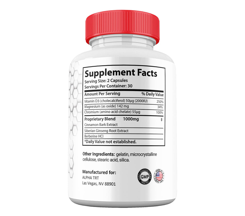 Alpha TRT Pills, Maximum Strength Supplement, AlphaTRT Capsules Advanced Premium Formula Vitamin Pills (2 Pack)
