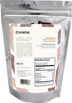 Chaga Tea - 100% Wild Siberian Birch Chaga Mushroom - Organic - 30 Unbleached Tea Bags - Pure No Additives - Natural Detox and Digestive Support - Hand-Picked by Baikal Tea