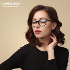 Distance Nearsighted Glasses for Women,Near Sighted Vision Driving Farsighted Eyeglasses,Oversized Nearsight See Far Away Sight Blue Light Computer Eye Glass,Fashion Cat-eye Farsighted TR90 Frame 2.0