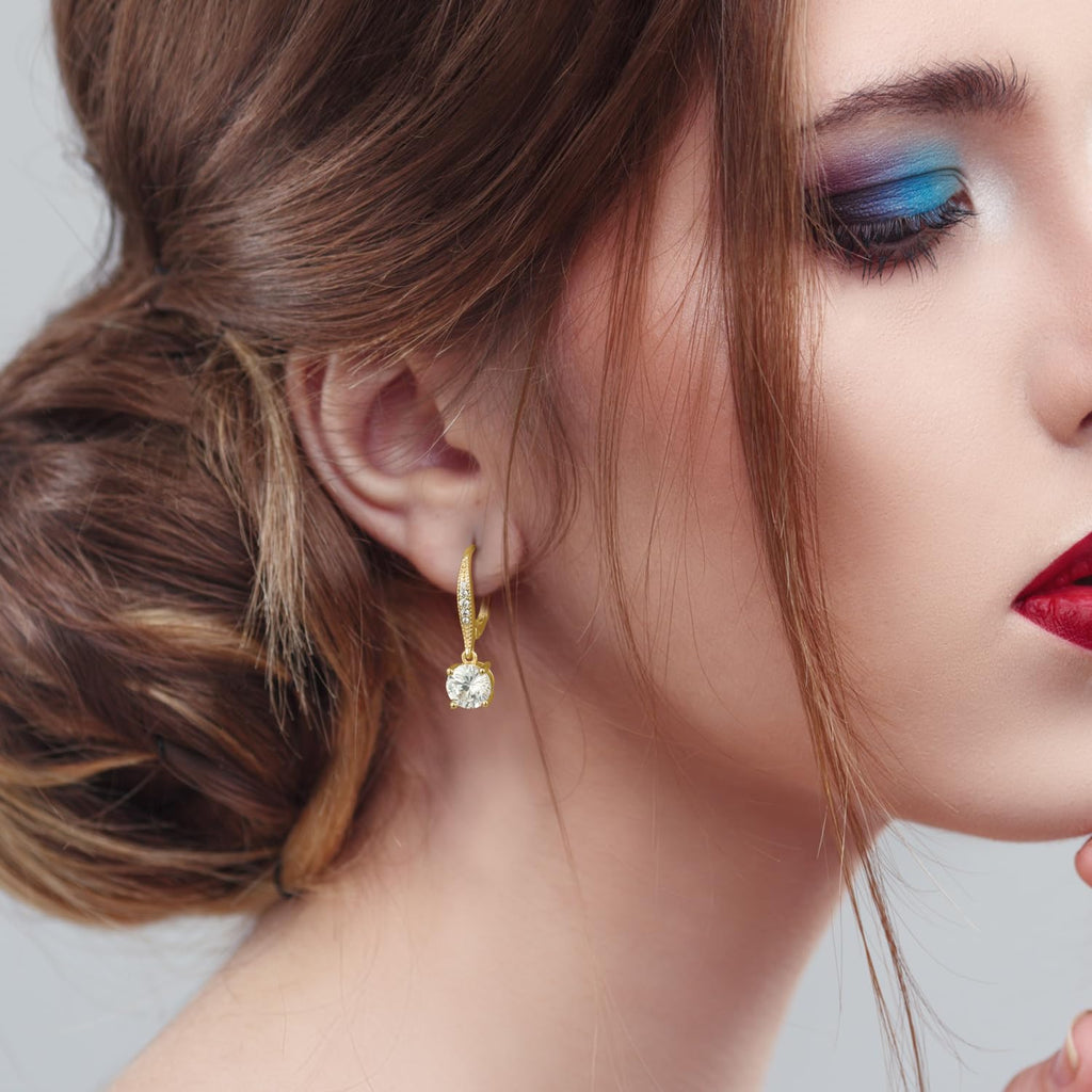 Cossa Dangle Earrings for Women Gold Earrings for Women