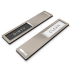 Kubik Letters Premium Stainless Steel Dishwasher Magnet Sign - Kitchen Organizers and Storage - Magnet for Dishwasher - Kitchen Decor