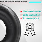 18x8.50-8 18x9.50-8 Lawn Mowers Tubes with TR13 Straight Valve Stem,Heavy Duty Replacement Inner Tubes for Garden Trailer Tractor Golf Cart