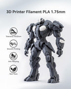 SUNLU 250g PLA Filament Bundle 1.75mm, Multicolor 3D Printer Filament