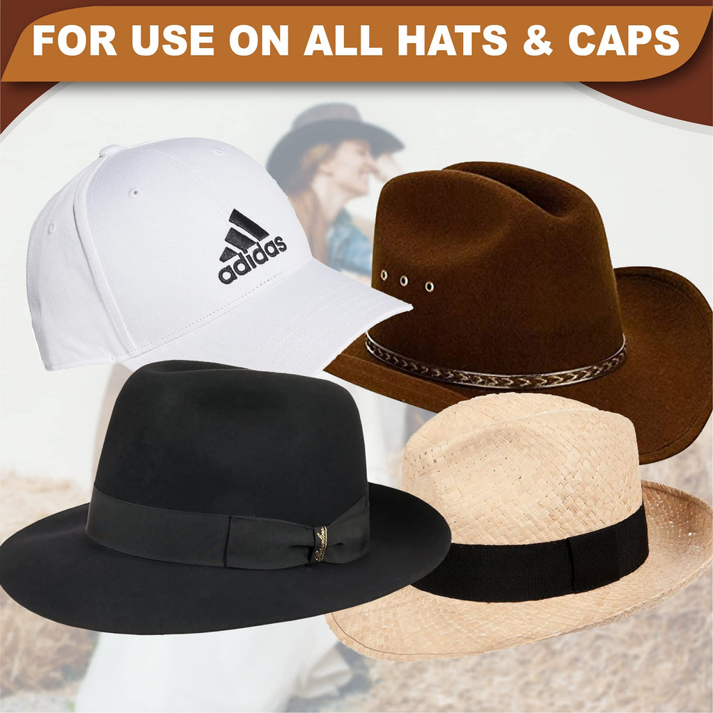 Atzi Hats Hat Tape Roll 60" (5 Feet) Foam Hat Size Reducer for Loose Hats Cap Sizing Insert Strip for Fedora, Baseball, Cowboy, Western, Panama & Straw Hats Sweatband Filler for Better Hat Fit Comfort