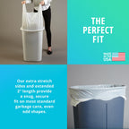 Hippo Sak - Kitchen Trash Bags 13 Gallon - Garbage Bags with Handles - 45 Count