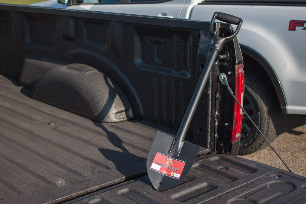 Bully Tools 14-Gauge Steel Trunk 33" Shovel with Poly-D Grip, Short Handle