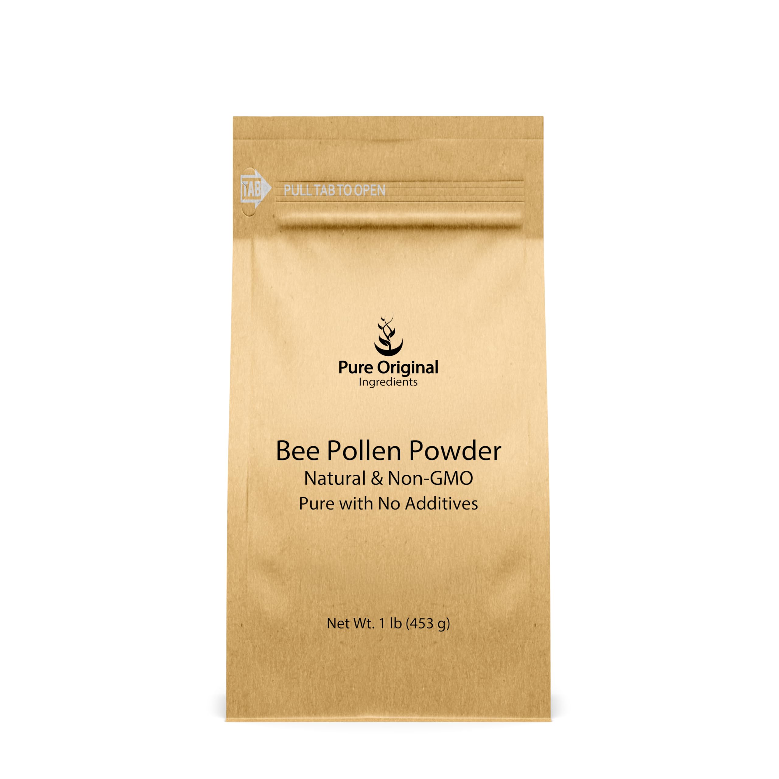 PURE ORIGINAL INGREDIENTS Bee Pollen Powder, 1 lb, No fillers, Undiluted Supplement