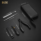 Toenail Clippers for Thick & Ingrown Nails, Professional Nail Clipper Set with Pedicure Tool, Super Sharp Fingernail Cutter with Catcher, Podiatrist Toe Nail Clippers Kit for Seniors, Men & Women