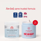 First Aid Beauty - Ultra Repair Cream, Intense Hydration Whipped Colloidal Oatmeal, Clinically Proven to Strengthen Skin Barrier in 7 Days & Helps Relieve Eczema, Luxury Face & Body Moisturizer, 6 oz