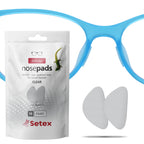 Setex Gecko Grip Nano 0.6mm Anti Slip Eyeglass Nose Pads, (15 Clear Pair), Smallest and Thinnest Available, USA Made, 2000 Innovative Microstructured Fibers per Pad, 0.6mm x 6mm x 11mm