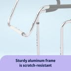 Medline Guardian Toilet Safety Rail - Adjustable Height, Robust & Reliable, Ideal for Medical Patients, Hospitals, Nursing Homes