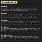 XIKEZAN Beard Kit Gifts for Men Beard Grooming/Care-Soften,Soothe Mustache