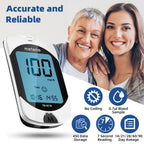 Metene TD-4116 Blood Glucose Monitor Kit, 100 Glucometer Strips, No Coding