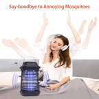 Bug Zapper for Outdoor and Indoor,3-Meter Power Cord with Switch Mosquito Zapper,Bug Zapper Outdoor for Home Backyard, Patio