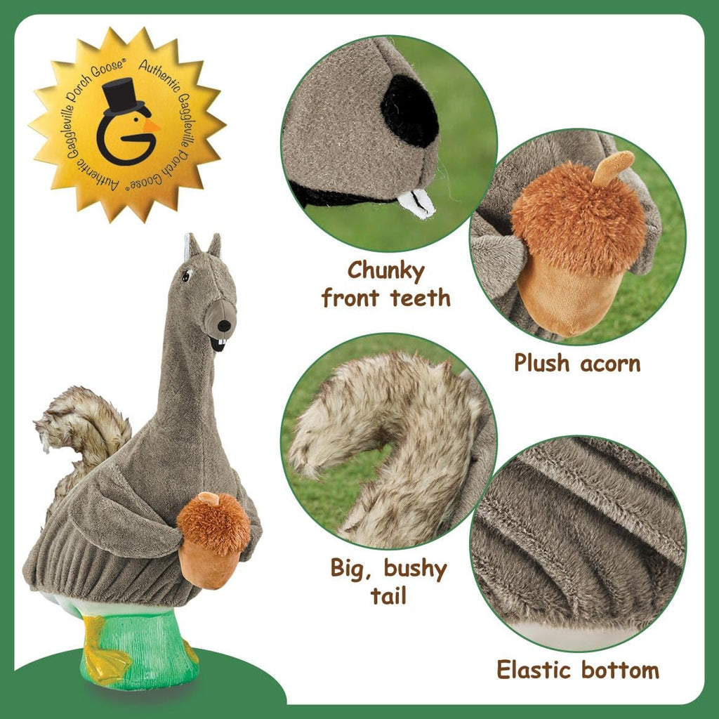 Gaggleville Squirrel Goose Outfit, Fits Large 23" H Statue, by Fox