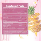 BIWQTY Feminine Balance Gummies for Women, Pineapple Gummies for Women pH, Women’s Health Probiotics - pH Balance, Healthy Odor, Flora, Vaginal & Gut Health, Immune Support (1)