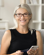 JOLISU 5 Pack Reading Glasses for Women and Men, Lightweight Eyeglasses with Spring Hinge, Blue Light Blocking Readers-1.75