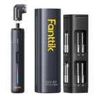 Fanttik S2 Pro Max Electric Screwdriver, Cordless Screwdriver Set, 7 Torque Settings, 0.5 to 6N.m, 16 Magnetic Bits, 1/4''Hex Shank, with Separate 90° Angle Adapter for Tight Space and Household DIY