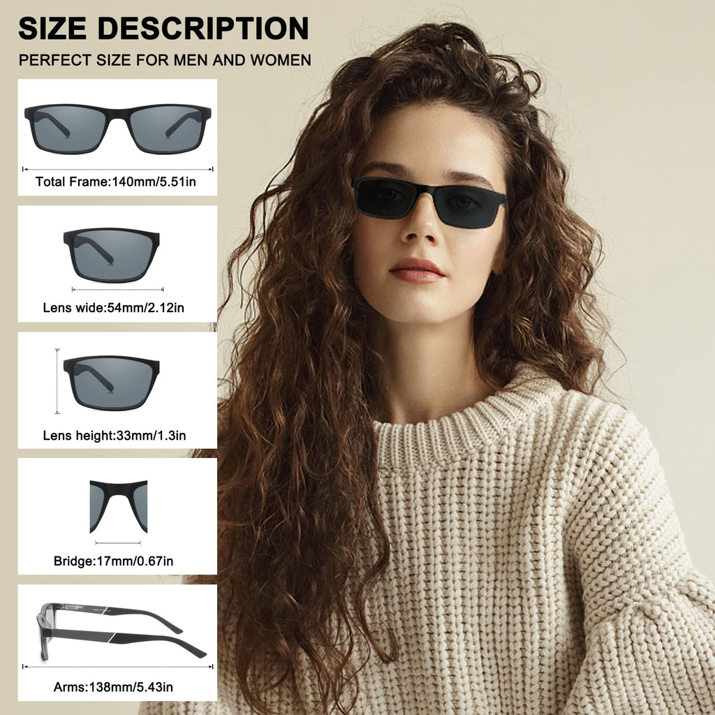 DONGDI Blue Light Blocking Reading Glasses 4 Pack Computer Readers for Women Men,Anti Glare UV Ray Filter Eyeglasses… (4 PACK SUNGLASSES, 1.00)