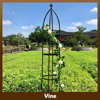 100% Metal Garden Obelisk Trellis Heavy Duty 6.3 ft Tall for Climbing Vines