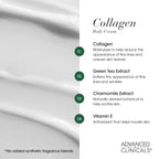 Advanced Clinicals Collagen Body Oil + Unscented Collagen Cream Body Lotion & Face Cream 2PC Beauty Skin Care Set For Women & Men For Improving Appearance Of Crepey Skin, Dry Skin, & Wrinkles, 2pc