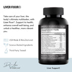 Fixxr Liver by Dr. Amie | Liver Support Supplement | Supports Liver, Digestion, Immune System, and Boosts Energy & Vitality | 30 Day Supply, 60 Capsules