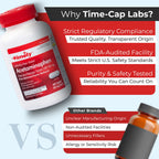 TIME-Cap Labs 400 Caplets Extended Release Acetaminophen 650mg - Pain Reliever & Fever Reducer for Adults, Helps with Headaches, Backaches, Muscle Pain, Toothaches, Arthritis & Menstrual Cramps