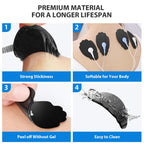 TENS Unit Electrode Pads NURSAL 20 Pack 3.5mm Snap EMS Replacement Pads for Electrotherapy Reuse More Than 30 Times, Compatible with MEDVICE,Belifu TENS Machine