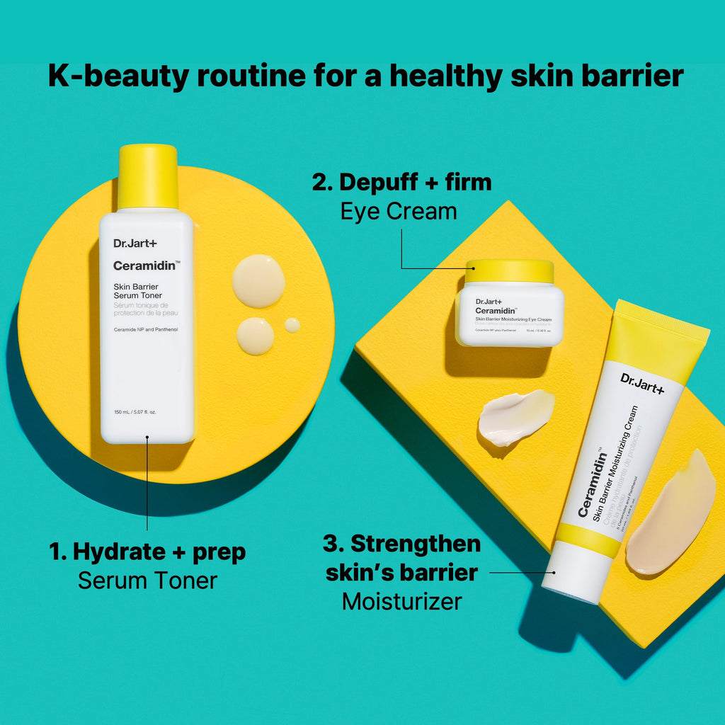 Dr.Jart+ Ceramidin Skin Barrier Korean Face Cream Moisturizer with Ceramides and Panthenol | Korean Skin Care, 2.53 Fl Oz