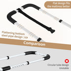 NobrNyanT Bed Rails for Elderly Adults Safety, Adjustable Bed Cane with Sturdy Support Foot & 2 Storage Pockets, Steel Frame Bedside Assist Safety Rail for Seniors, Universal Fit King/Queen/Full/Twin