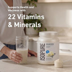 Isopure Zero Carb Whey Isolate Protein Powder, Creamy Vanilla 2.7 LB