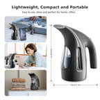 HiLIFE Steamer for Clothes, Portable Handheld Design, 240ml Big Capacity, 700W, Strong Penetrating Steam, Removes Wrinkle, for Home, Office(ONLY FOR 120V)-Black