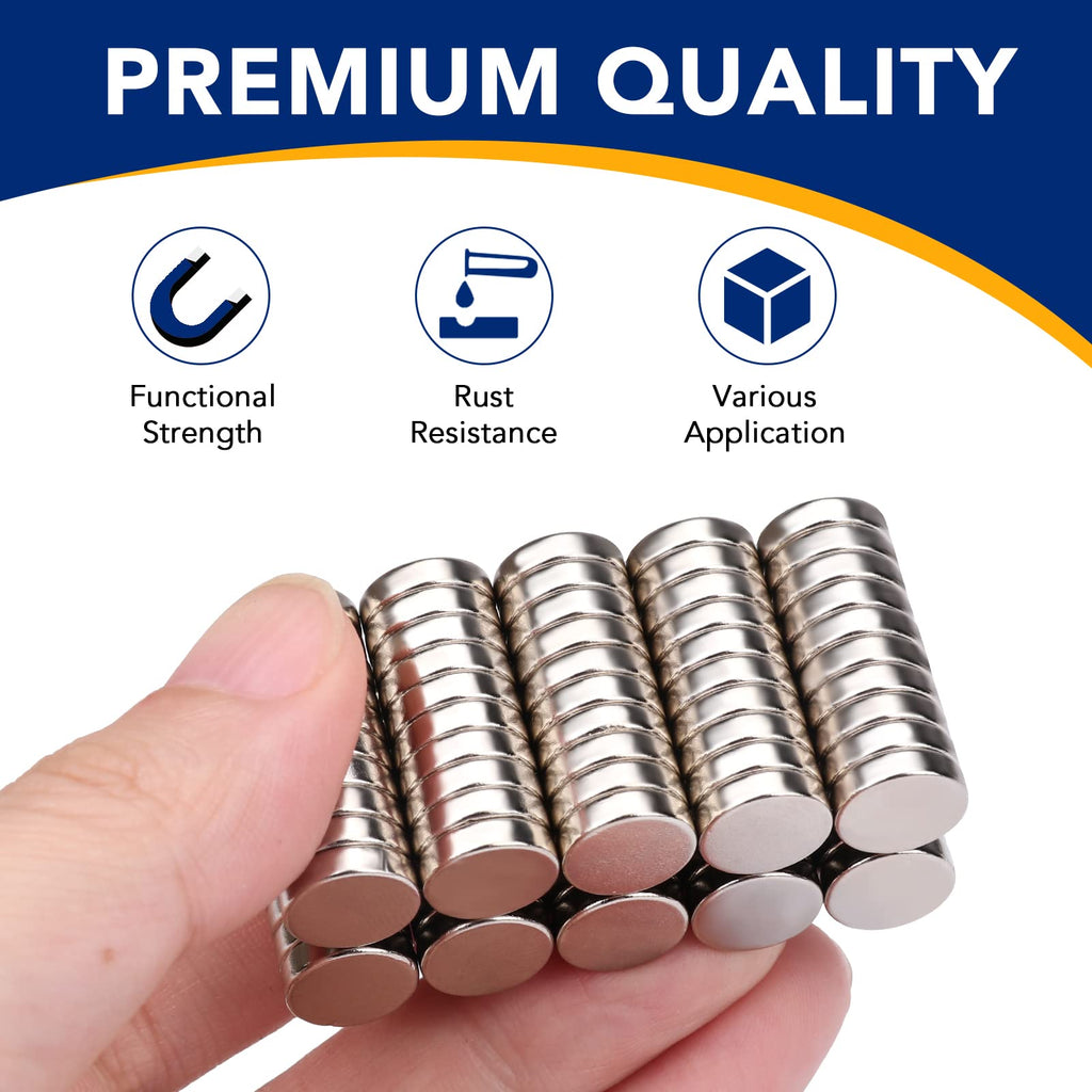 DIYMAG 80 Pack Small Strong Magnets, 10x3mm Rare Earth Magnet