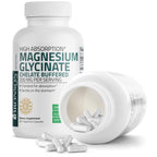 Bronson Magnesium Glycinate 200 MG per Serving Chelated for High Absorption, Gentle On Stomach, Non-GMO, 360 Vegetarian Capsules