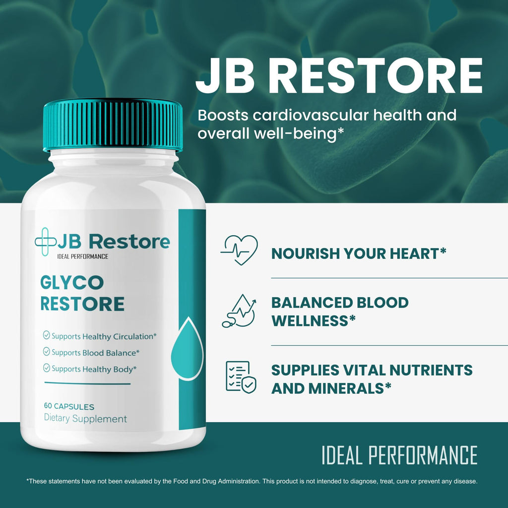 IDEAL PERFORMANCE JB Restore Glyco Restore, JBRestore Reviews (60 Capsules)