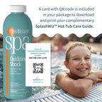 ProTeam Non-Chlorine Spa Shock for Hot Tub – Fast-Acting Oxidizing Shock Treatment, Clears Cloudy Water & Eliminates Odors – Made in USA, 2.2 lb + SplashWiz Care e-Book