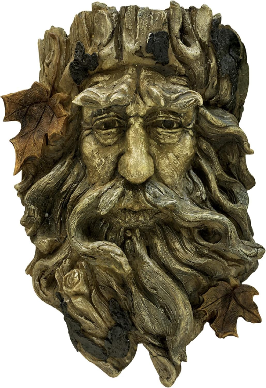 Bits and Pieces Green Man Tree Hugger Old Man Tree Faces Decor Outdoor Yard Decorations Whimsical Garden Peeker Yard Art 9.5" Tall